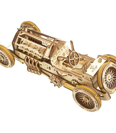 Bolide U-9 “Grand Prix”-Ugears-puzzle 3d mécanique en bois