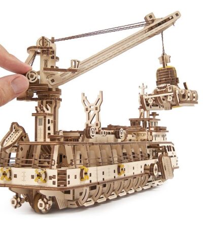 Ugears-Research-Vessel-model-kit