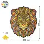 Lion Majestueux Puzzle en bois - Image 7