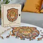 Lion Majestueux Puzzle en bois - Image 3