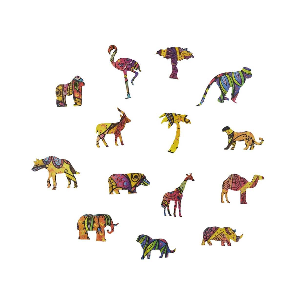 L'Amusante Girafe Puzzle en bois