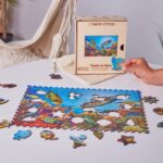 L'Oasis Corail Puzzle en bois – Image 4