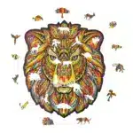 Lion Majestueux Puzzle en bois - Image 5