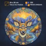 Cerf des bois Puzzle en bois – Image 2