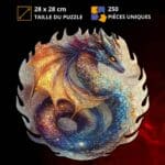 Dragon céleste Puzzle en bois – Image 3