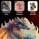 Dragon céleste Puzzle en bois – Image 2